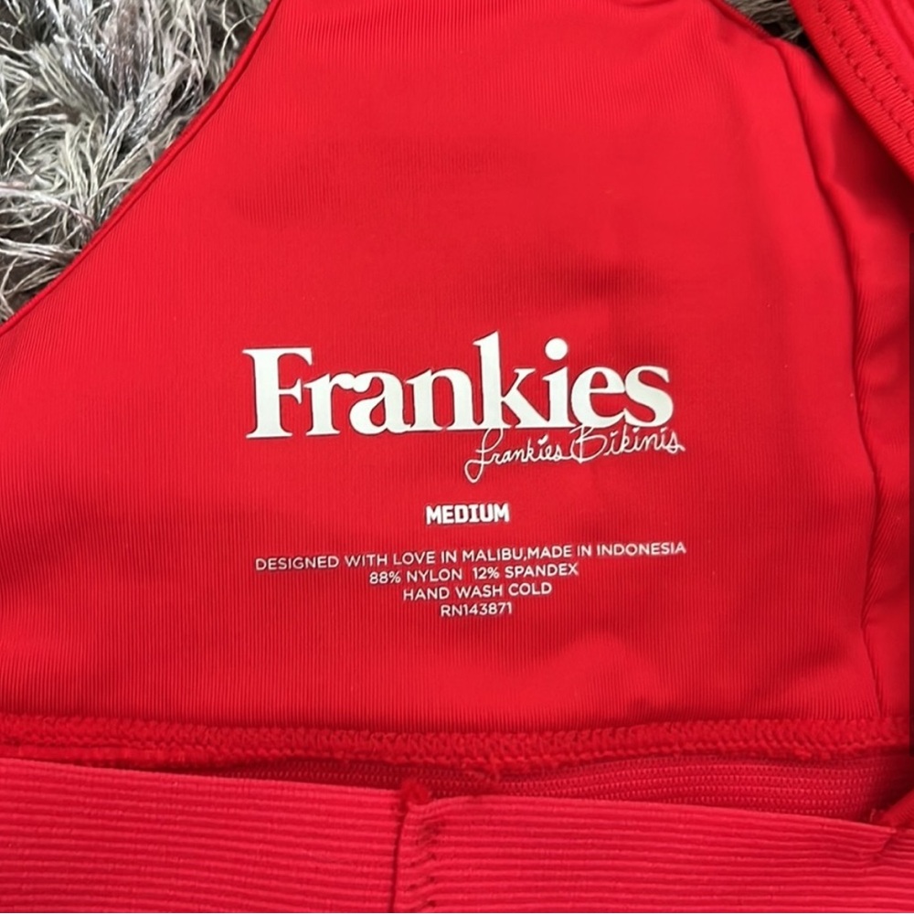 NWT Frankie’s Bikinis Ribbed Bikini Set - Picture 6 of 8